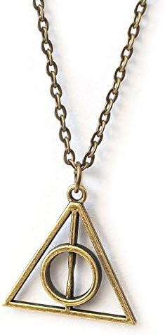Bronze Deathly Hallows Necklace Pendant