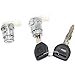 Door Lock Cylinder for INTEGRA 87-93 / CIVIC DEL SOL 93-97 Set of 2 Chrome w/Keys Door-Mounted