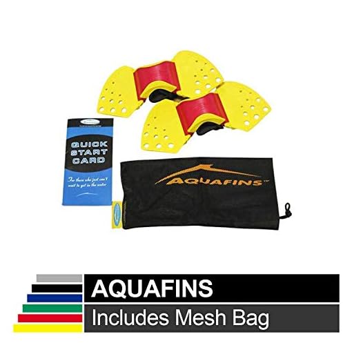 THERABAND Aquafins Aquatic Exercise Kit for Water Resistance Training for Upper/Lower Body, Pool Physical Therapy, Water…