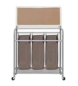 Storage Carro clasificador Triple para Ropa con Tabla de Planchar