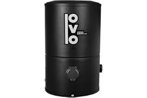 OVO Wall Mounted House Vacuum Cleaner, fits in Closet and Tight Spaces, 595 Airwatts, Use with Disposable Filtration Bags, 18