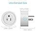 Smart Plug Mini Outlet, Vexverm Wireless WiFi Switch Smart Timing Socket, No Hub Required, Works with Amazon Alexa, Remote Control your Devices from Anywhere