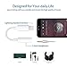 Headphone Adaptor for iPhone Adapter 3.5mm Jack Dongle Earphone Connector Convertor AUX Audio Headset Accessories Cable Audio Splitter Compatible for iPhone X XS XS Max 8/8Plus Support iOS 11 or Later