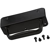 ADVANTAGE INDUSTRIES Nylon Gate Handle | Best Grip/Extra Knuckle Room | Left &amp; Right Reversible | Sturdy Design w/Easy Alignment | Heavy Duty Outdoor Gate Pull | Aluminum &amp; Vinyl/PVC 1Pack - Black