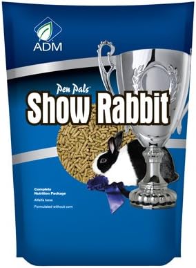 Adm Animal Nutrition 81657AAAPB Pen Pals Show Rabbit Feed, Mini-Pellet, 5-Lbs. - Quantity 5