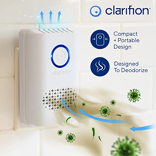 Clarifion ODRx UVC Light Sanitizer, Quiet, Odor Eliminator, Helps