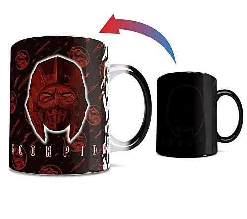 Morphing Mugs Mortal Kombat – 2021 – Scorpion – One 11 oz Color Changing Heat S…
