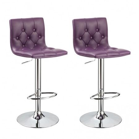 tabouret de bar prune