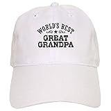CafePress - World's Best Great Grandpa Cap - Baseball Cap with Adjustable Closure, Unique Printed Baseball Hat