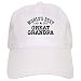 CafePress - World's Best Great Grandpa Cap - Baseball Cap with Adjustable Closure, Unique Printed Baseball Hat