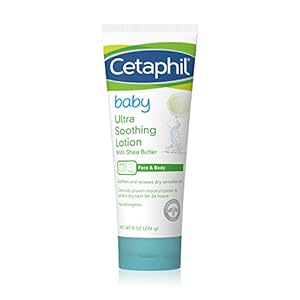 Cetaphil Baby Ultra Soothing Lotion with Shea Butter, Moisturize and Soothe Dry Skin,8 oz