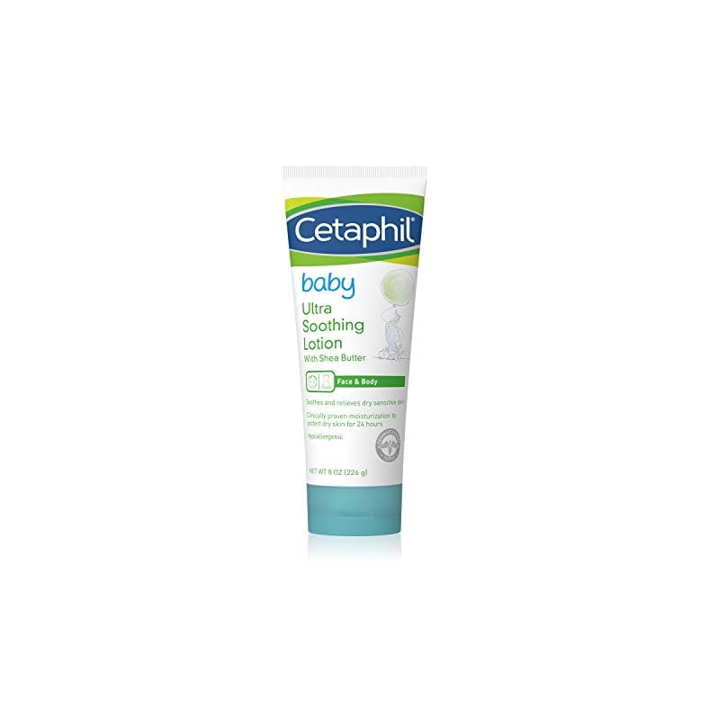 Cetaphil Baby Ultra Soothing Lotion with Shea Butter, Moisturize and Soothe Dry Skin,8 oz