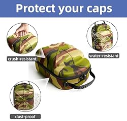 RIGICASE hat case for baseball caps, hard caps
