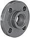 Spears 852 Series PVC Pipe Fitting, One Piece Flange, Class 150, Schedule 80, 1