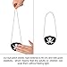 24 Pack Black Pirate Eye Patches One Eye Skull Captain Eye Mask for Halloween Cosplay Party Children Kids Favors (Felt)