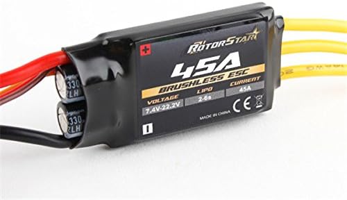 HobbyKing RotorStar 45A (2~6S) SBEC Brushless Speed Controller / Max Cont Current: 45A