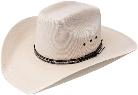 Amazon.com: Stetson Bighorn Men's Straw Cowboy Hat Natural