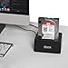 iDsonix Offline Clone Function Dual Bay USB 3.0 to SATA (SATA I/II/III) 2.5/3.5-Inch HDD SSD External Hard Drive Docking Station[UASP Protocol and 2 x 8TB Supported]-Black