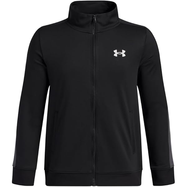 UNDER ARMOUR ブラック ジップアップ XL Under Armour Mens Rival Terry Full Zip, (001) Black / / Onyx White
