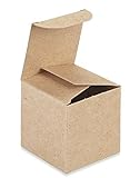 4in. X 4in. X 2in. Kraft Gift Boxes - Pack of 10