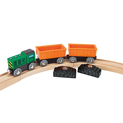 Hape Kids Wooden Railway Freight Train Set