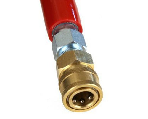 Raptor Blast 6000 PSI 2-Wire Braid Pressure Washer Hose, 100ft Black with Quick Connect Couplers & Bend Restrictors