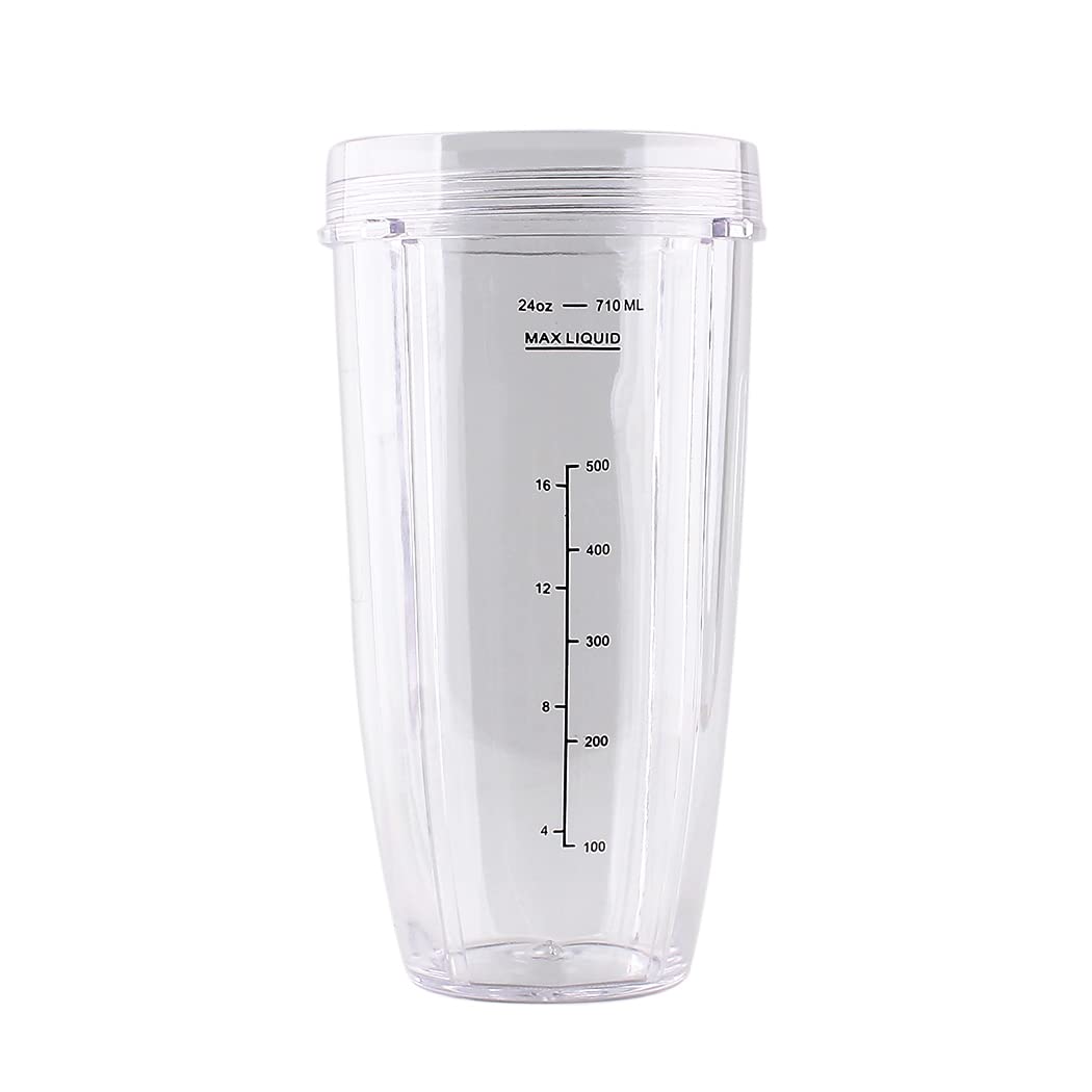 Anbige Replacement Parts Cups,Compatible with Ninja Blenders BL480 BL450 BL640 BL490 BL680 NN100 BL682 BL450 BL2012 CT640 CT800 BN400 CL401A SS100 BN750(24oz)