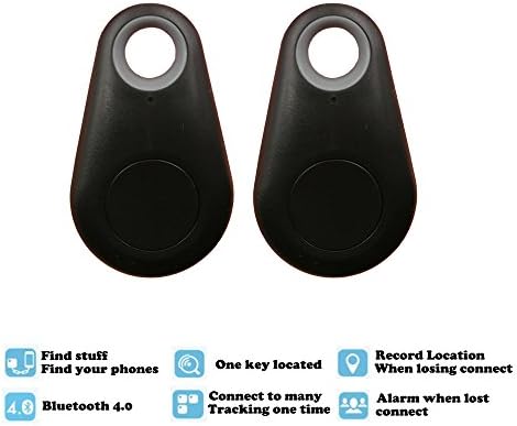 2 Pack Smart Finder Bluetooth Locator Key Pet Tracker Car Finder Child Locator Device Wireless Seeker Smart Anti Lost Alarm Sensor For Wallet Car Kids Dog Cat Bag Phone Located Selfie Shutter