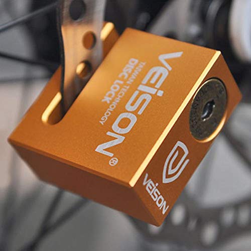 Ya-tube VEISON Motorcycle Disc Brake Lock, Intelligent Control Alarm Anti-Theft Waterproof Alarm Disc Lock Bullet Lock Core Design - Thumbnail 2