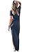 LXS STORE Women Sexy V Neck Casual Beach Club Maxi Dress Short Sleeve Long Dress