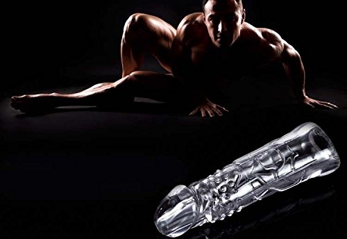 sandywident Fashion Sex Toys Men's Crystal Condoms Lengthen Enlargement Lasting Silicone Sleeve Sex Toy