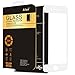 iPhone 6 plus Screen Protector,iPhone 6s plus Screen Protector,by Ailun,2.5D Curved Edge Tempered Glass Screen Saver,Edge-to-Edge full Screen Coverage,Siania Retail Package[White]