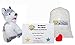 Make Your Own Stuffed Animal Mini 8 Inch Snowshoe The Husky Dog Kit - No Sewing Required!