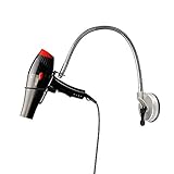 LuckIn Hair Dryer Stand Hands Free Blow Dryer Holder Sucker For One Handed Styling Drying