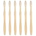 Bekith Eco-Friendly Bamboo Toothbrush Adult Size – Natural Dental Care for Men & Women, Set of 6