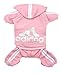 Scheppend Adidog Pet Clothes for Dog Cat Puppy Hoodies Coat Winter Sweatshirt Warm Sweater,Pink 3XL