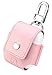 AirPods Case Lunies Anti-Lost Leather Protective Cover for Apple AirPods Charging Case Pink