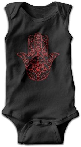 Hamsa Red Hand Buddha Kids Boys Girls Baby Bodysuit Baby Onesie Clothing