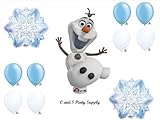 1 X Frozen Olaf Snowflakes Disney Movie BIRTHDAY PARTY Balloons Decorations Supplies