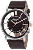 Kenneth Cole New York Men’s KC1781 Transparent Clear Dial Round Watch, Watch Central