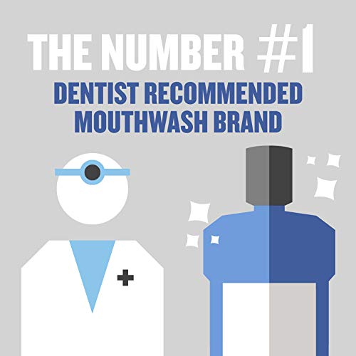 Listerine Healthy White Vibrant MultiAction Fluoride Mouth Rinse, Foaming Anticavity Mouthwash