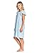 Casual Nights Women's Cap Sleeve Floral Nightgown - Blue - Medium