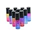 Wresty 5ml Rainbow Gradient Color Glass Essential Oil Roller Bottles - 20 Pack Empty Aromatherapy Perfume Rollerball Vials, Refillable Sample Roll On, Opener and Dropper Included
