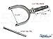 SeaLux 316 Stainless Steel North River/Horn Pinned Oarlock Heavy Duty 1/2