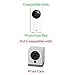Protective Silicone Skin Compatible with Wyze Cam Pan - Accessorize, Camouflage, and Protect Your Wyze Cam Pan (Black)