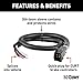 CURT 51515 Quick Plug Universal Electric Trailer Brake Controller Wiring Harness