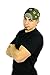 Mato & Hash Large Bandanas 27 x 27 | Versatile Biker Rags | Classic Paisley Bandana Pattern - Olive CA4200