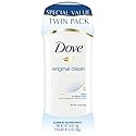Dove Anti-Perspirant Deodorant, Original Clean 2.6 oz, Twin Pack
