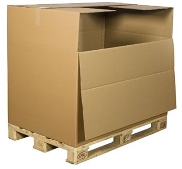 1 Palettenkarton 1180 x 780 x 1070 mm Schachtel Paket Verpackung Box Versand Post Karton für Palette Europalette