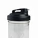 reCAP Mason Jars Lid POUR Cap, Wide Mouth, Black